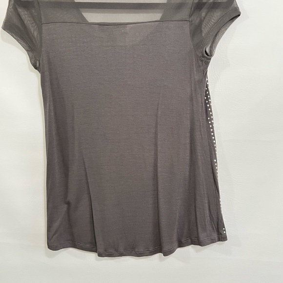 International Concepts shirt, top gray sz petite (maybe PM)with rhinestones EUC - Picture 6 of 12